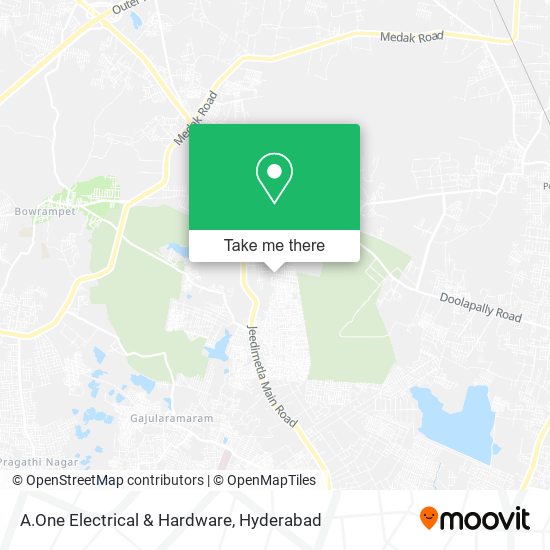 A.One Electrical & Hardware map