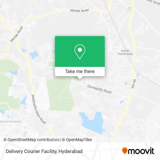 Delivery Courier Facility map