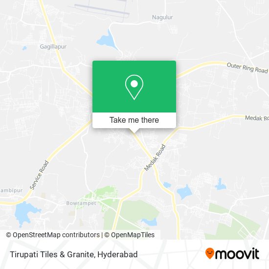 Tirupati Tiles & Granite map