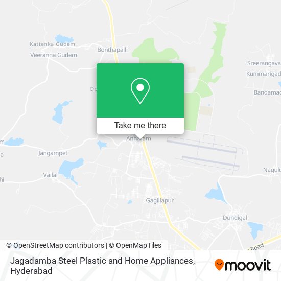 Jagadamba Steel Plastic and Home Appliances map