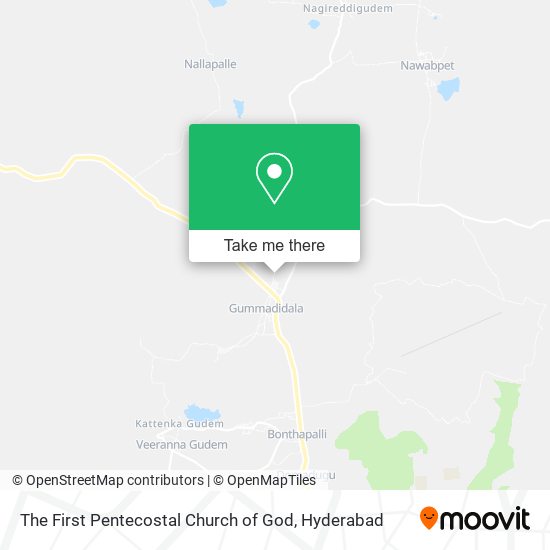 The First Pentecostal Church of God map