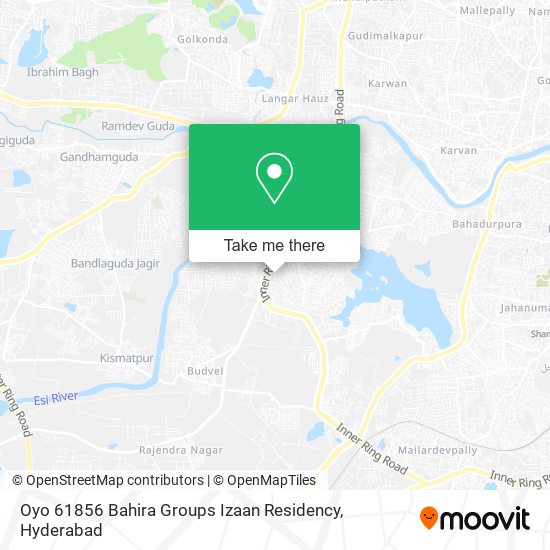 Oyo 61856 Bahira Groups Izaan Residency map