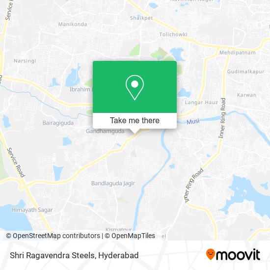 Shri Ragavendra Steels map