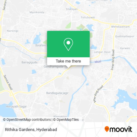 Rithika Gardens map