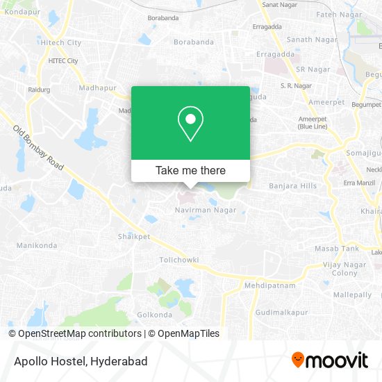 Apollo Hostel map