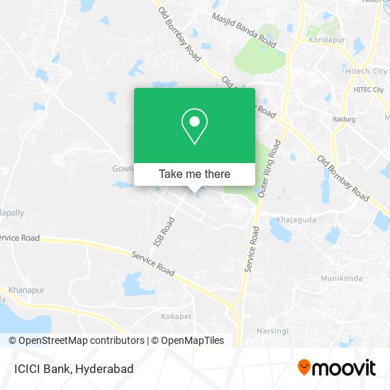 ICICI Bank map