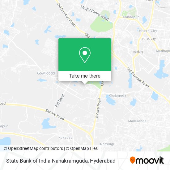 State Bank of India-Nanakramguda map