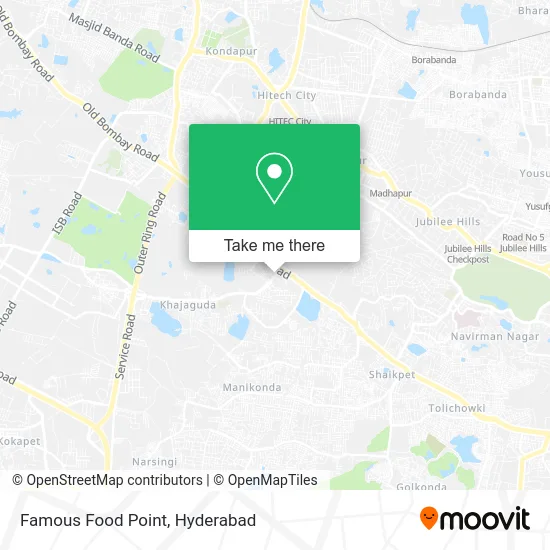 Famous Food Point map