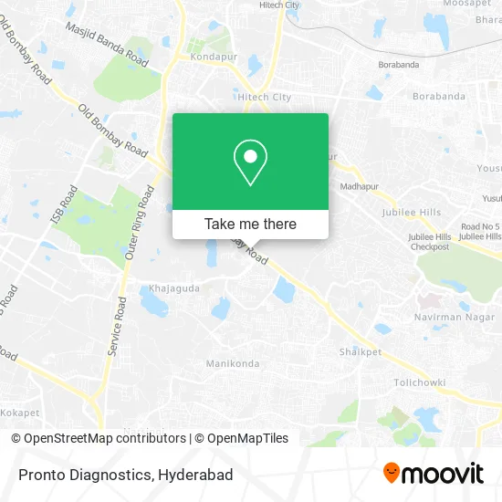 Pronto Diagnostics map