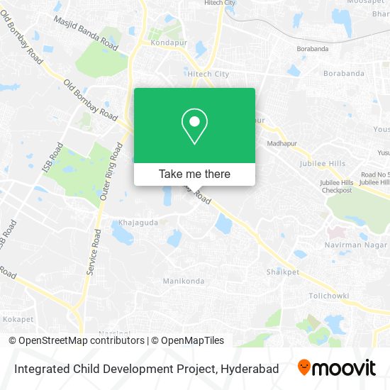 Integrated Child Development Project map