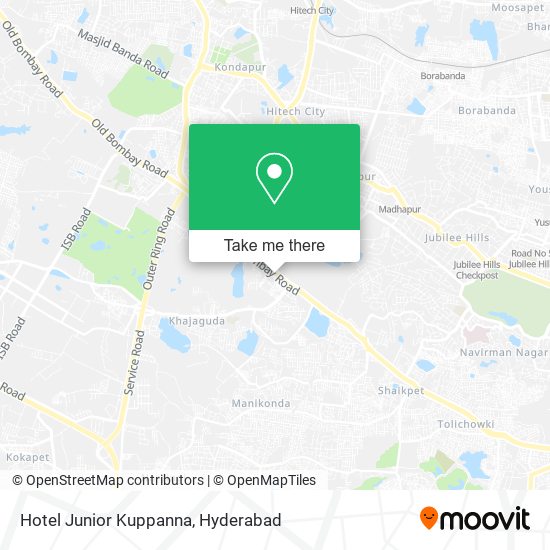 Hotel Junior Kuppanna map