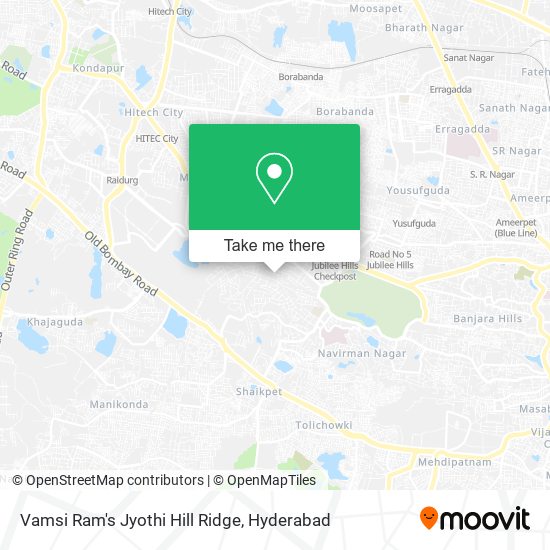 Vamsi Ram's Jyothi Hill Ridge map