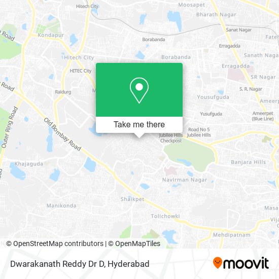 Dwarakanath Reddy Dr D map