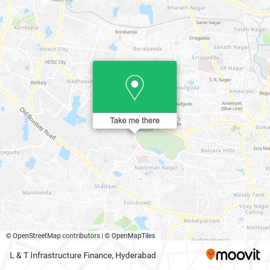 L & T Infrastructure Finance map