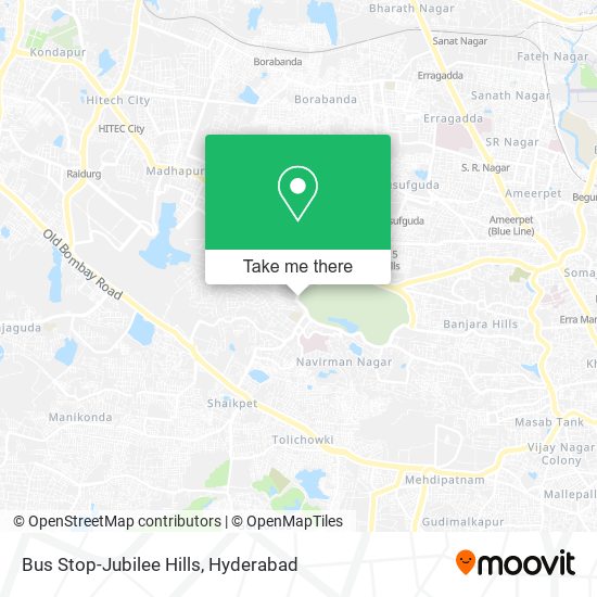 Bus Stop-Jubilee Hills map