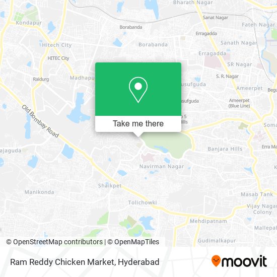 Ram Reddy Chicken Market map