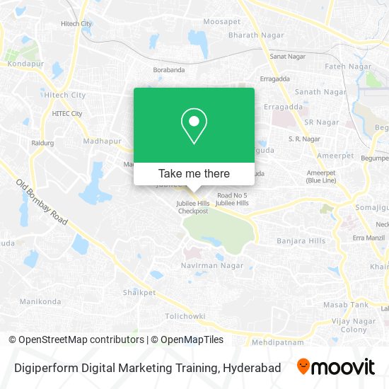 Digiperform Digital Marketing Training map