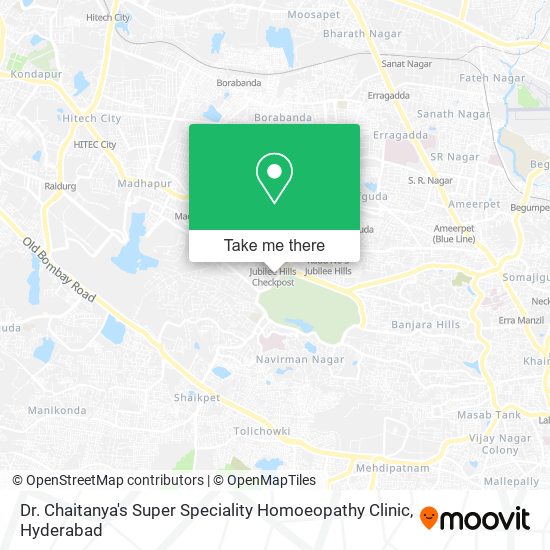 Dr. Chaitanya's Super Speciality Homoeopathy Clinic map