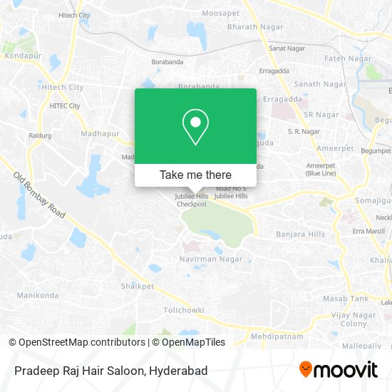 Pradeep Raj Hair Saloon map