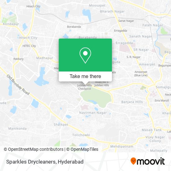 Sparkles Drycleaners map