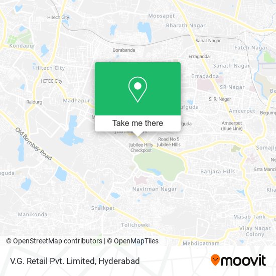 V.G. Retail Pvt. Limited map