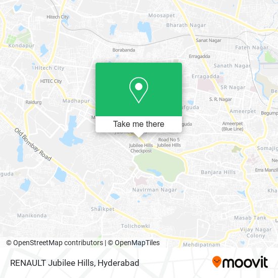 RENAULT Jubilee Hills map