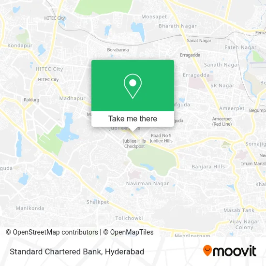 Standard Chartered Bank map