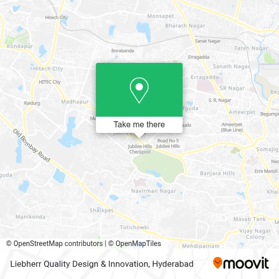 Liebherr Quality Design & Innovation map