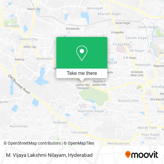 M. Vijaya Lakshmi Nilayam map