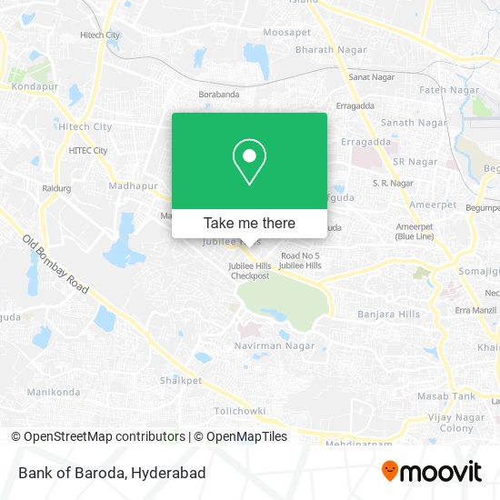 Bank of Baroda map