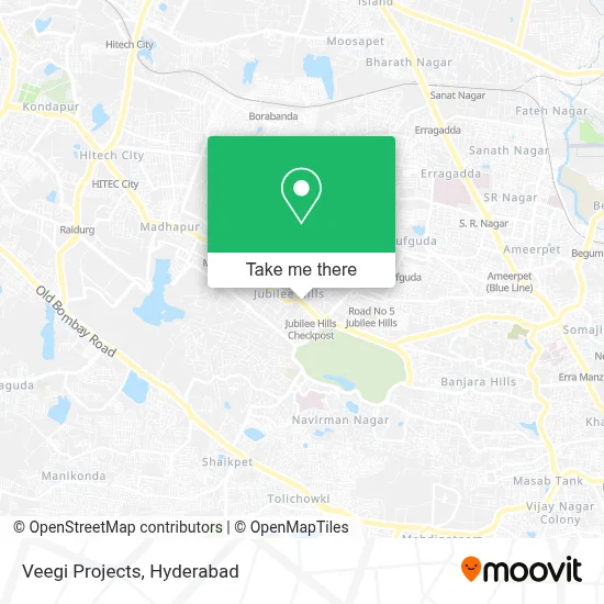 Veegi Projects map