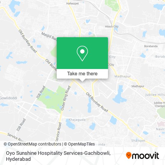 Oyo Sunshine Hospitality Services-Gachibowli map