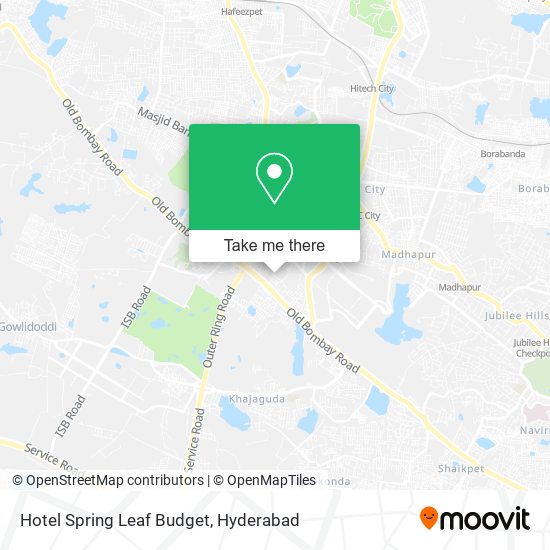 Hotel Spring Leaf Budget map