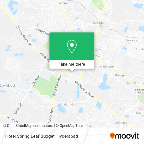 Hotel Spring Leaf Budget map