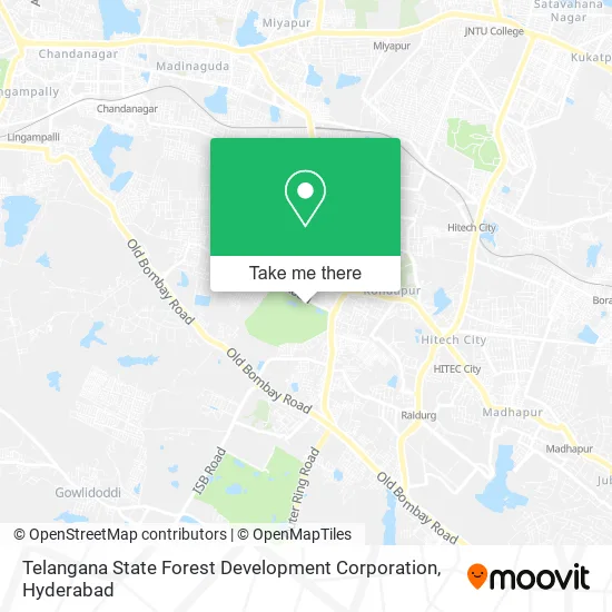 Telangana State Forest Development Corporation map