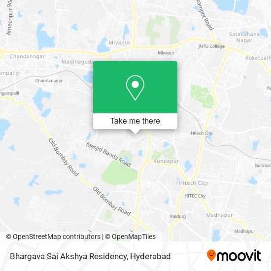 Bhargava Sai Akshya Residency map