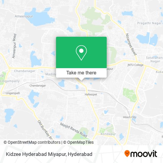 Kidzee Hyderabad Miyapur map