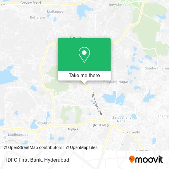 Idfc First Bank map