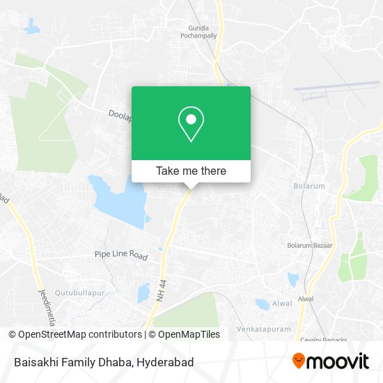 Baisakhi Family Dhaba map