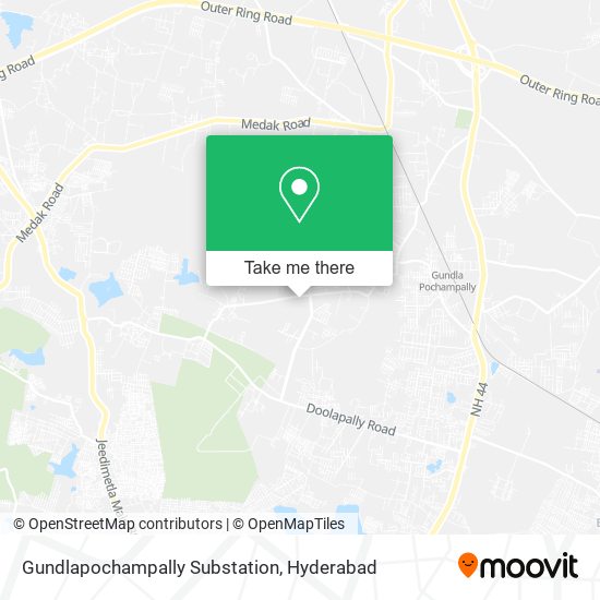 Gundlapochampally Substation map