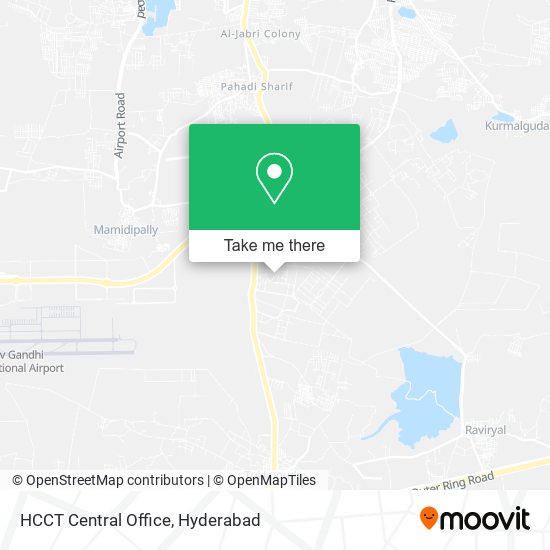 HCCT Central Office map