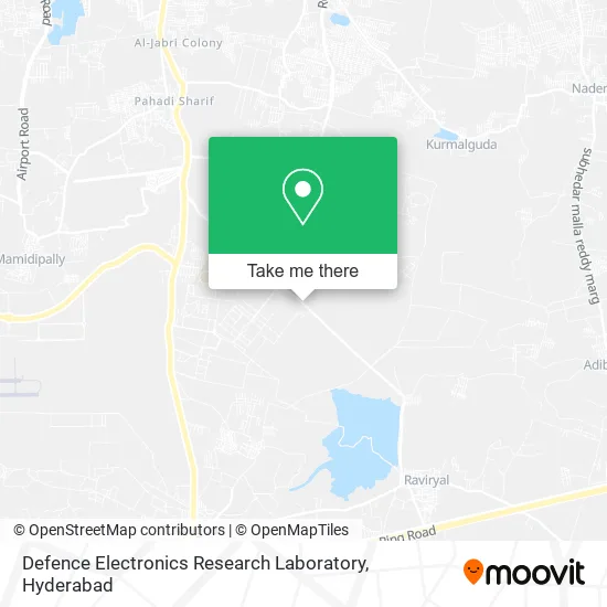 Defence Electronics Research Laboratory map