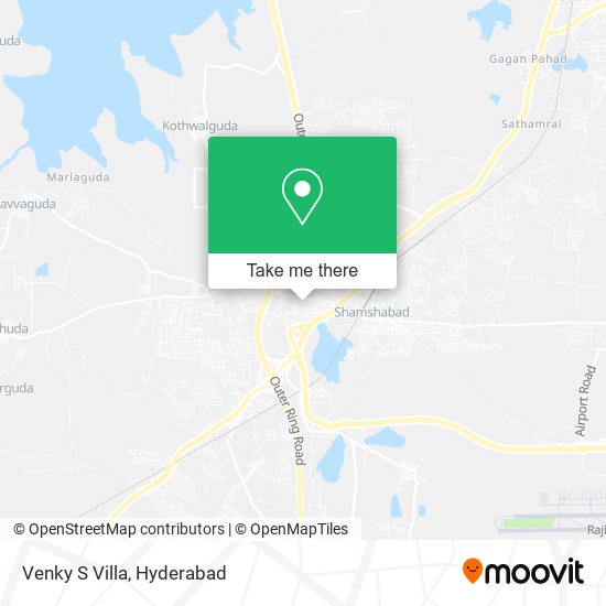 Venky S Villa map