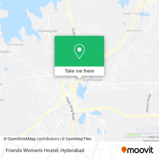 Friends Women's Hostel map