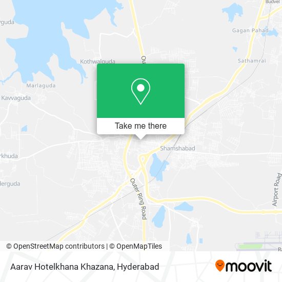 Aarav Hotelkhana Khazana map