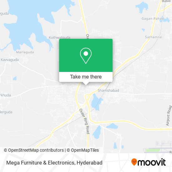 Mega Furniture & Electronics map