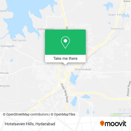 Hotelseven Hills map