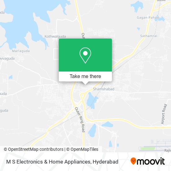 M S Electronics & Home Appliances map