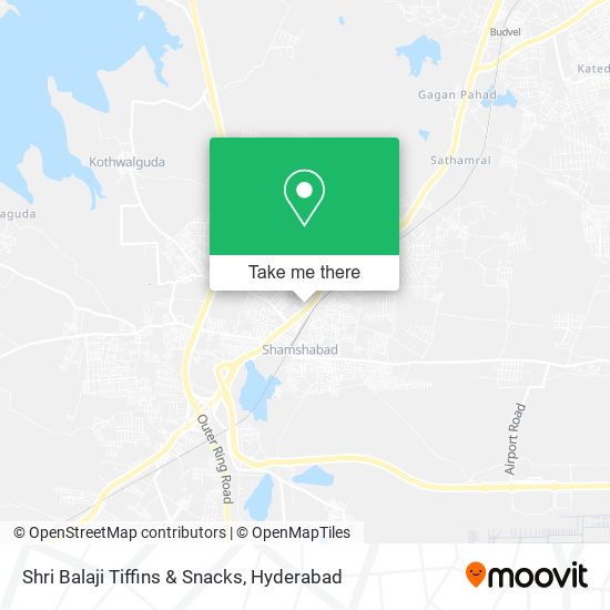 Shri Balaji Tiffins & Snacks map