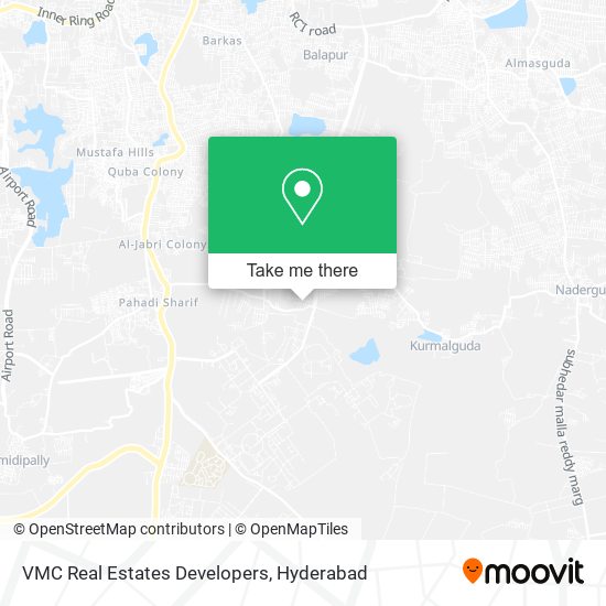 VMC Real Estates Developers map